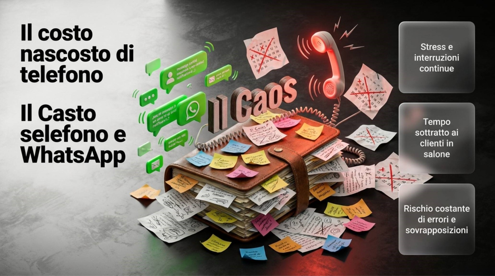 Basta caos tra telefono, WhatsApp e agenda