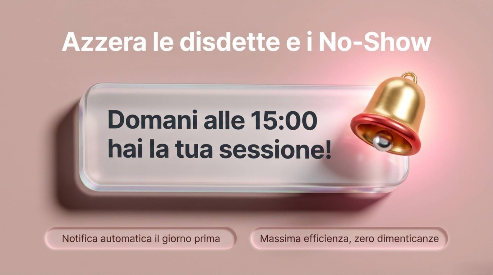 Promemoria automatici per ridurre i no-show